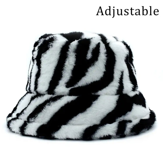 Winter Fluffy Bucket Hats - Cheden