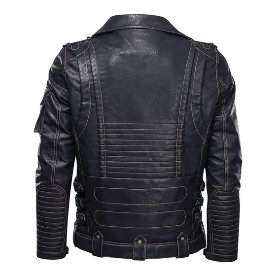 Mens Leather Jacket - Cheden