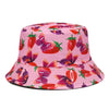 Panama Bucket Hats Animal Letter Print Fisherman Hat - Cheden