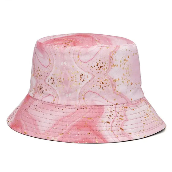 Panama Bucket Hats Animal Letter Print Fisherman Hat - Cheden