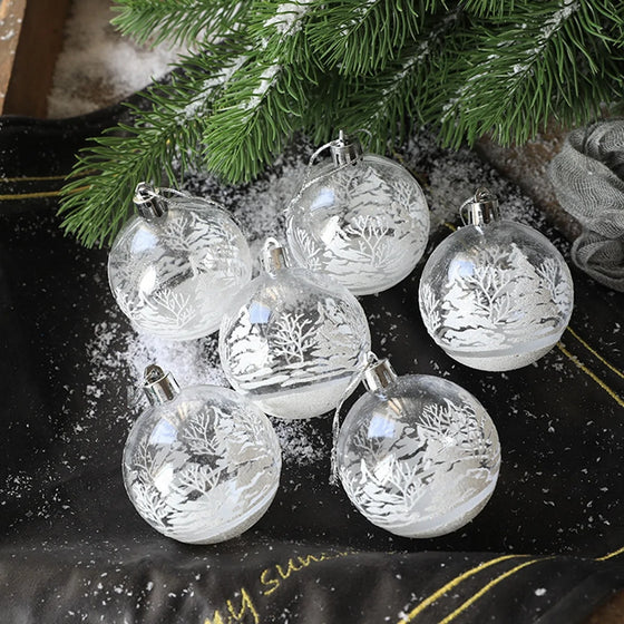 Christmas Transparent Ball Pendant Cheden