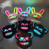 LED Light Up Bloody Rabbit Cosplay Mask - Cheden