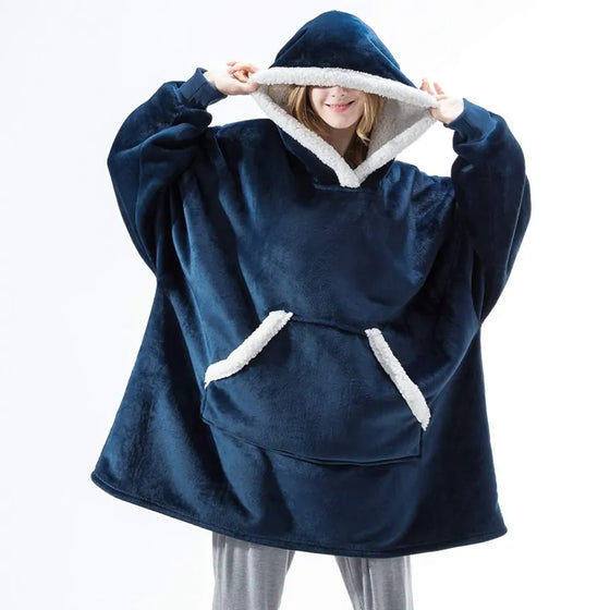 Winter Fleece Oversized Hoodie Cheden