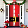 Christmas Forest Background Fabric Door Hanging for Christmas Party Decoration Cheden