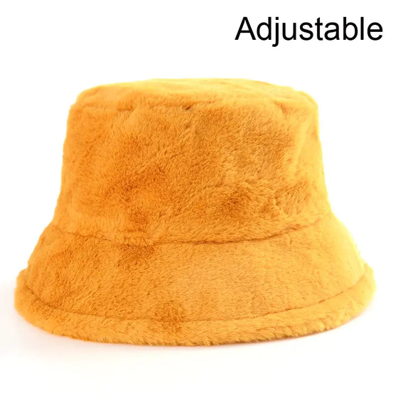 Winter Fluffy Bucket Hats - Cheden