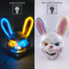 LED Light Up Bloody Rabbit Cosplay Mask - Cheden