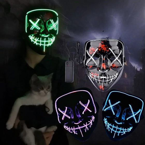 Halloween Led Mask Cheden