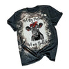 Western Style Leopard Skull T-Shirts - Cheden