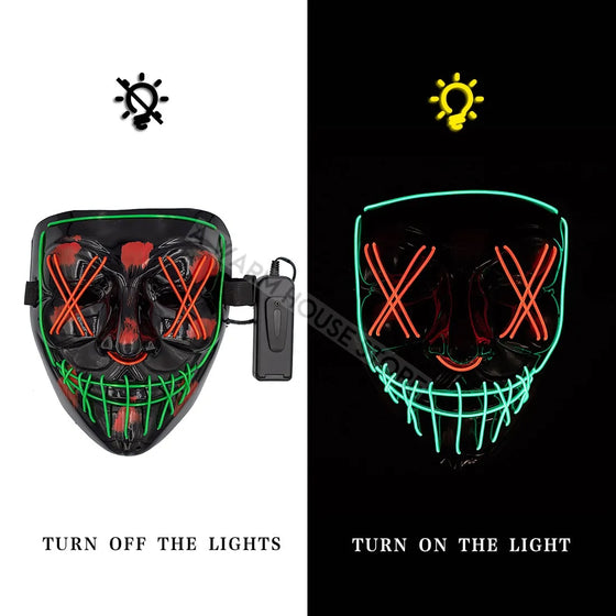 Halloween Led Mask Cheden