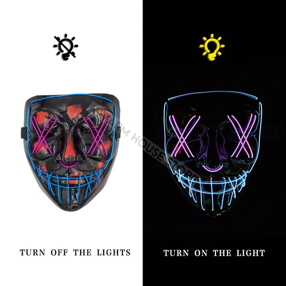 Halloween Led Mask Cheden