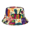 Panama Bucket Hats Animal Letter Print Fisherman Hat - Cheden