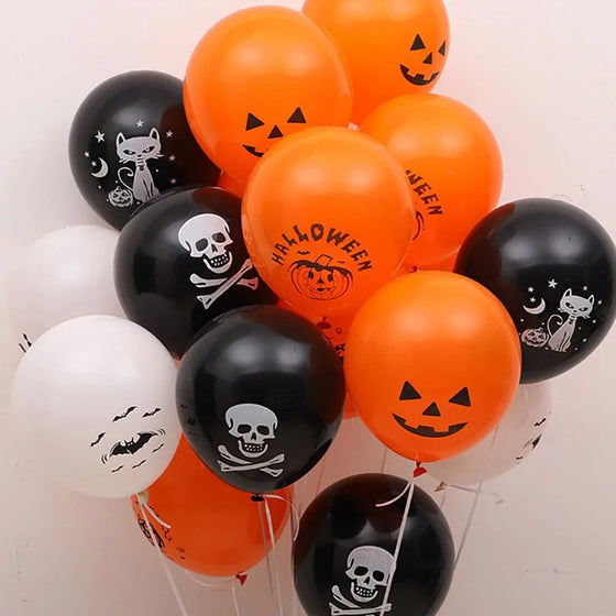 10 Pieces Halloween Decor Balloon Cheden