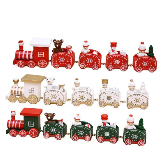 Christmas Ornament Christmas Wooden Train Cheden