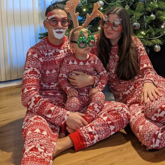 Christmas Family Pajama Set Cheden