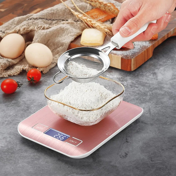 LCD Digital Kitchen Scale Cheden