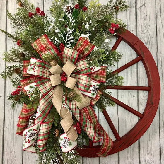 Christmas Pine Cone Wreath Cheden