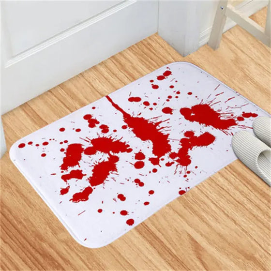 Halloween Bloody Door Mat Cheden