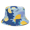 Panama Bucket Hats Animal Letter Print Fisherman Hat - Cheden