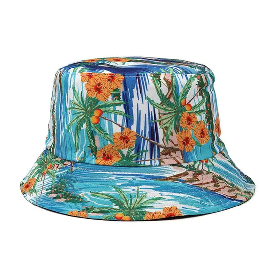 Panama Bucket Hats Animal Letter Print Fisherman Hat - Cheden