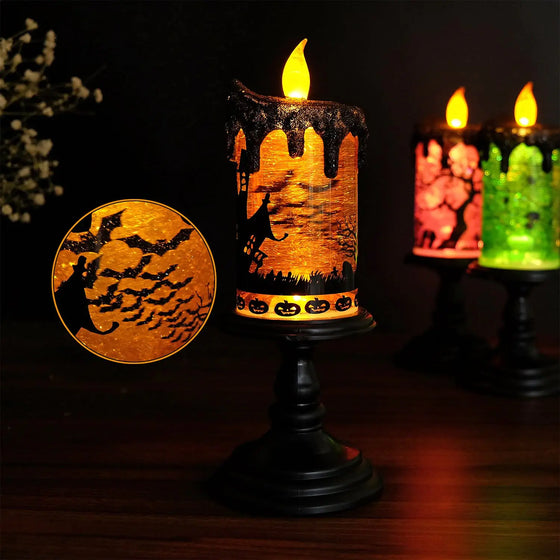 Halloween Skull Candle Cheden