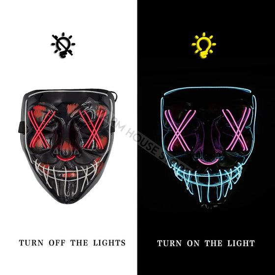 Halloween Led Mask Cheden