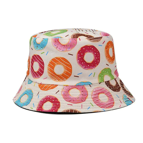 Panama Bucket Hats Animal Letter Print Fisherman Hat - Cheden