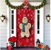 Christmas Forest Background Fabric Door Hanging for Christmas Party Decoration Cheden