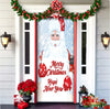 Christmas Forest Background Fabric Door Hanging for Christmas Party Decoration Cheden