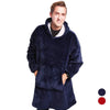 Winter Sherpa Blanket With Sleeves Cheden