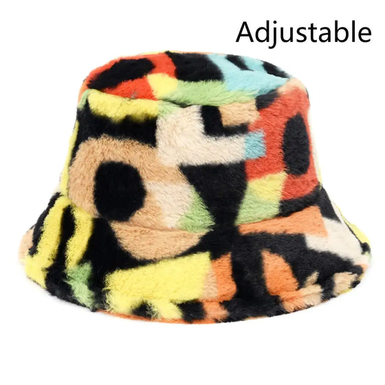 Winter Fluffy Bucket Hats - Cheden