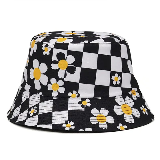 Panama Bucket Hats Animal Letter Print Fisherman Hat - Cheden