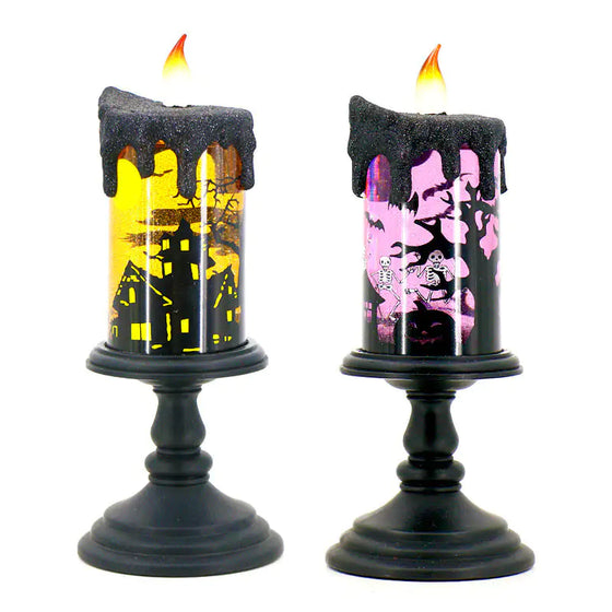 Halloween Skull Candle Cheden