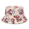 Panama Bucket Hats Animal Letter Print Fisherman Hat - Cheden