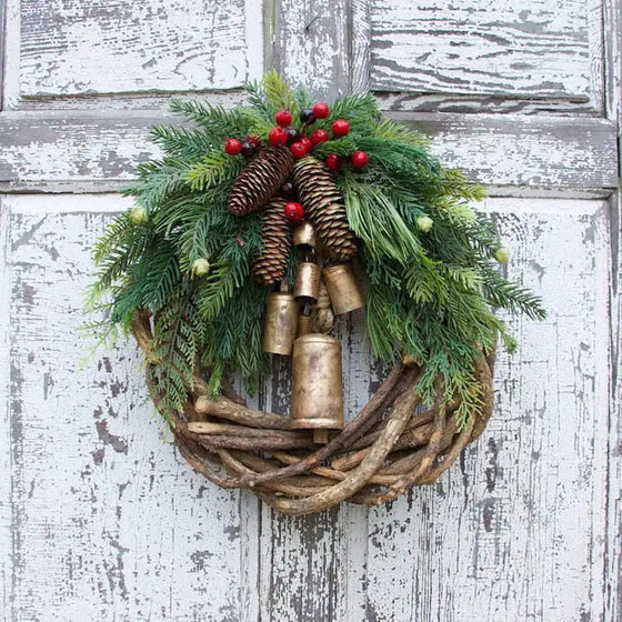 Christmas Pine Cone Wreath Cheden