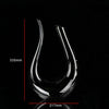 Crystal U-shaped 1500ml Wine Decanter Cheden