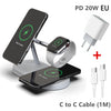 3-in-1 Wireless Magsafe Charger Stand Cheden