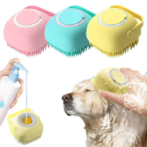 Soft Silicone Dog Brush Cheden